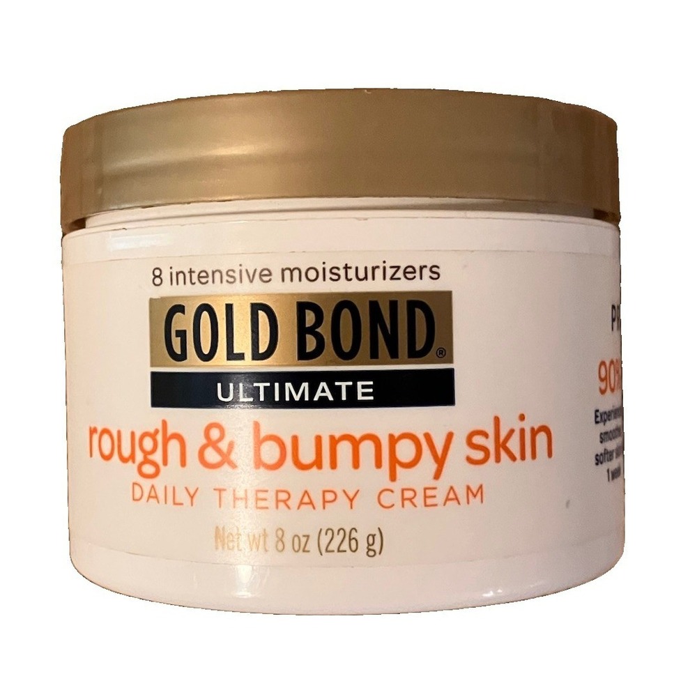 Gold Bond Rough and Bumpy Skin Daily Therapy Cream 8 oz Exfoliating Body